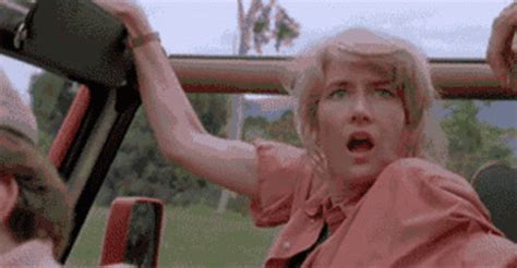 Salty reaction gifs have a special home on twitter. Movies Jurassic Park GIF - Movies JurassicPark Shock ...