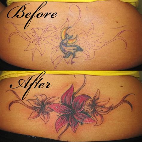 Need to cover up a horrible tattoo mistake? lower back cover-up by rogerbusque on DeviantArt