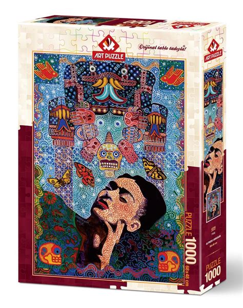 Frida kahlo's paintings are incredibly famous, but their meanings can remain enigmatic. Frida - 1000 Teile - ART PUZZLE Puzzle online kaufen