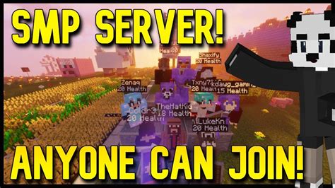 5,660,308 servers hosted so far. Minecraft SMP - Survival Server - Anyone Can Join! - YouTube