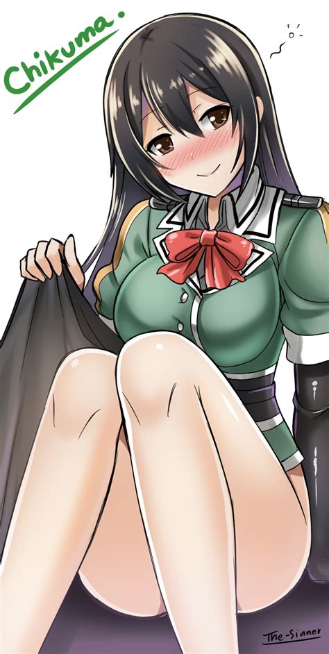 Once upon a time, there was a web game named kantai collection. Chikuma (Kantai Collection) Image #2055350 - Zerochan ...