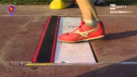 The long jump is a track and field event in which athletes combine speed, strength and agility in an attempt to leap as far as possible from a take off point. Campionati Italiani Assoluti Milano 2013 Guarini Salto in ...