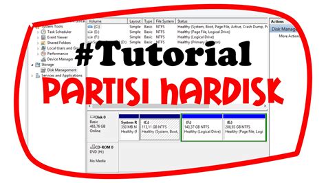 Gparted juga masuk ke jajaran aplikasi partisi harddisk terbaik namun juga yang termasuk rumit untuk digunakan karena anda harus membuat bootable disc nya terlebih dahulu. Tutorial partisi hardisk di Windows 8 tanpa software - YouTube