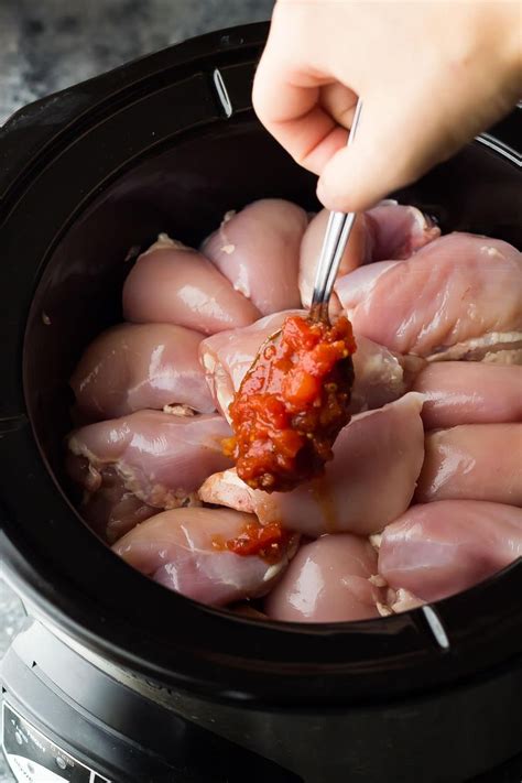 This is an easy slow cooker recipe for chicken thighs in a sauce made with soy sauce, ketchup i thickened the sauce with cornstarch. Southwestern Crockpot Chicken Thighs (and Sweet Potatoes) | Recipe | Boneless skinless chicken ...