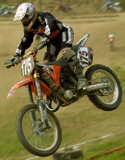 He was the son of motocross rider phillipe dupasquier. Cht de France Elite 125cc 2002 - St Lô