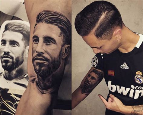 Ramos plays for right back for real madrid and the spanish national team. Fan sticht sich Ramos-Tattoo - Reals Kapitän gefällt's ...