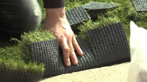 Secure it further with a layer of adhesive if needed. How to Install Artificial Grass DIY guide | Artificial ...