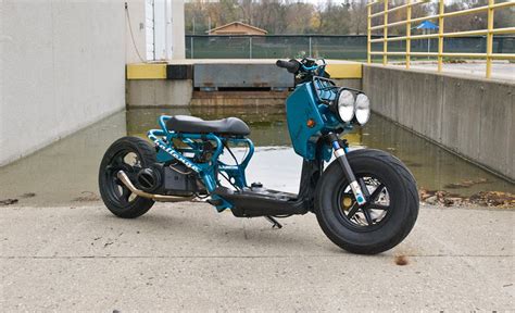 Dorbyworks represents the dreams and imagination of builders and riders expressed in the form of a mini bike called the honda ruckus! Hello.: Honda Ruckus