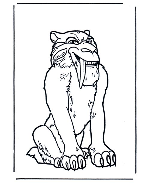 They are famous for their spotted hyena or tiger wolf coloring page from hyenas category. Saber Tooth Tiger Coloring Pages - Coloring Home