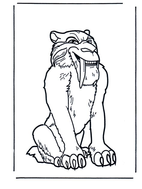 They are famous for their spotted hyena or tiger wolf coloring page from hyenas category. Saber Tooth Tiger Coloring Pages - Coloring Home