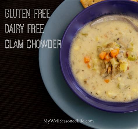 Pin to save for later! Gluten Free Dairy Free Clam Chowder
