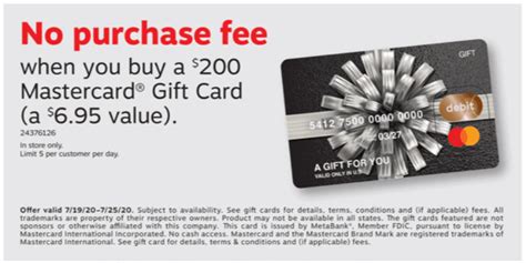 Check spelling or type a new query. Expired Staples: No Activation Fee On $200 Mastercard Gift Card Purchase (7/19-7/25), Limit 5 ...