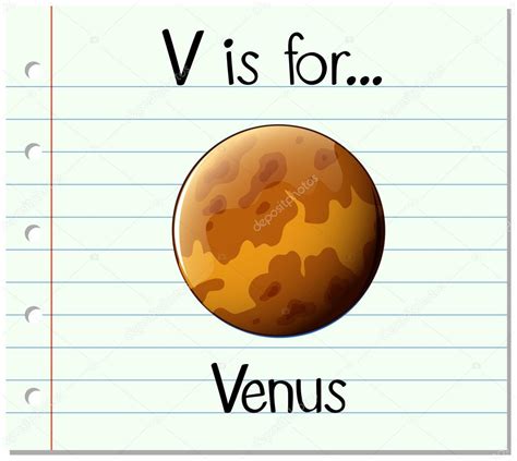 Tips on soil, sunlight, and water, as well as feeding. Flashcard alphabet V is for venus — Stock Vector ...