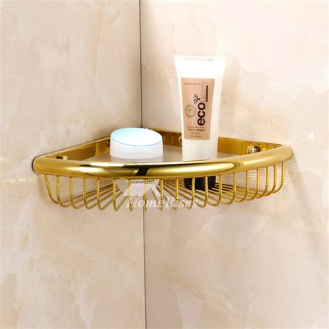 Same day delivery 7 days a week £3.95, or fast store collection. Small Corner Shelf For Bathroom Brass Chrome Wall Mount
