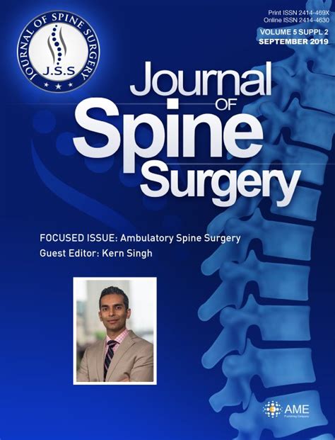 Welcome to another episode of, ask dr. Vol 5, Supplement 2 (September 2019): Journal of Spine ...