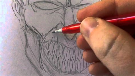 I don't know if it'll be helpful, but i might as well tr. How To Draw An Evil Face - YouTube