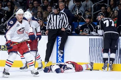 28) at the 2016 nhl draft. Columbus' Nick Foligno escapes serious injury despite ...