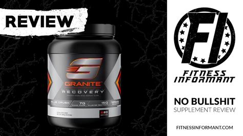 Plan on getting additional products to seal and polish. Granite Supplements Recovery REVIEW: Recovery and Growth ...