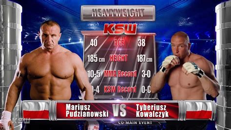 He began strength training at the age of thirteen. Mariusz Pudzianowski vs Kowalczyk - full fight Video KSW 39