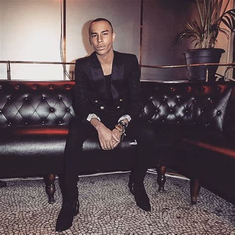 Oliver rousteing, 27, is the designer for balmain , and he has the most amazing cheekbones ever in the history of life. L'Oreal Paris Bekerja Sama Dengan Olivier Rousteing