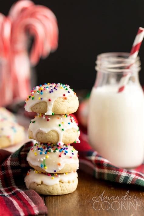 They're super easy to make dairy free. Best Anise Cookies - Anise Seed Cookie Rings Italian Food Forever / Www.letsdishrecipes.com i ...