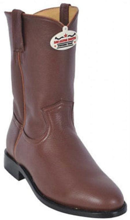 Shop for boys western boots online at target. Los Altos Men Genuine Cognac Elk Roper Leather Western ...