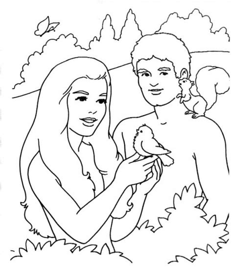 Adam and eve coloring pages for kids sunday school coloring. Free Printable Adam and Eve Coloring Pages For Kids - Best ...