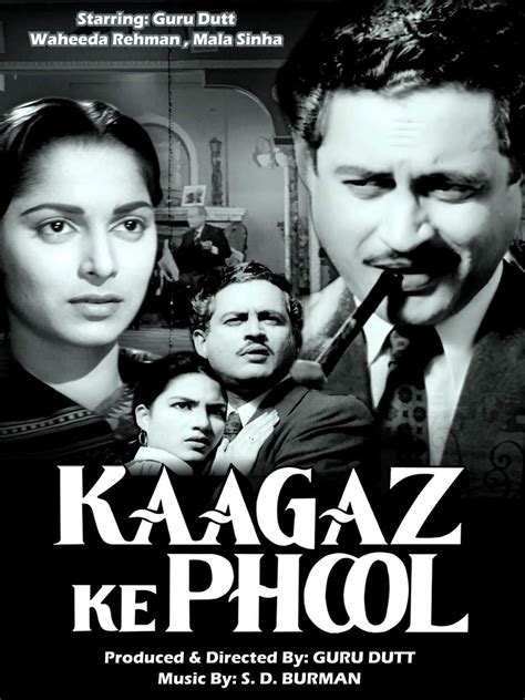 Create amazing posters without special design skills using the online editor crello. Kaagaz Ke Phool (1959) Movie Poster | Guru Dutt & Waheeda ...