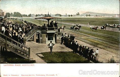 What is the meaning of latonia? Latonia Race Track Kentucky