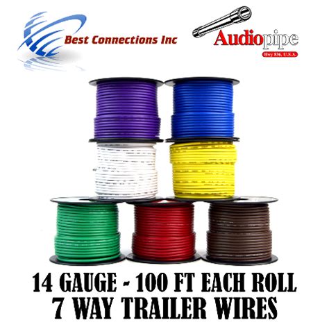 Shop with afterpay on eligible items. Trailer Light Cable Wiring Harness 100ft spools 14 Gauge 7 Wire 7 colors 719906866343 | eBay