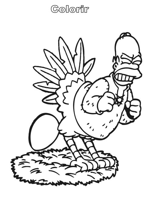 Sua área de ócio e entretenimento online. Desenhos para Colorir dos Simpsons