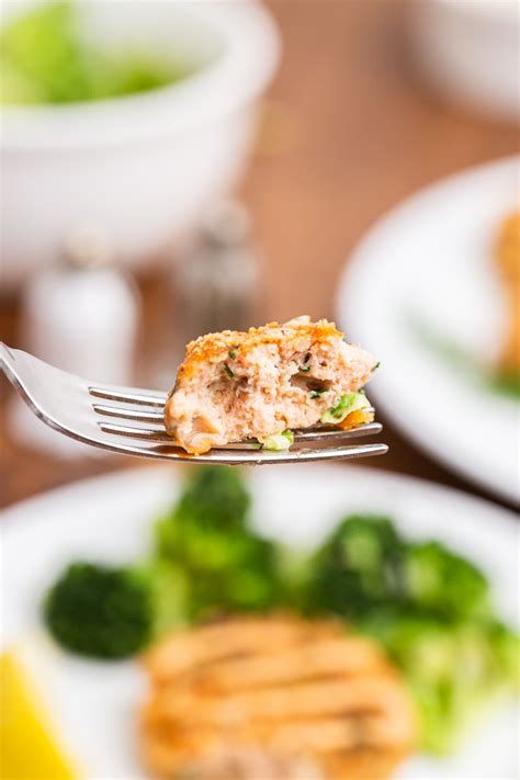 Add the cauli mash on the side, and drizzle both with the lemon garlic. Keto Salmon Cakes (Salmon Patties) | Bobbi's Kozy Kitchen