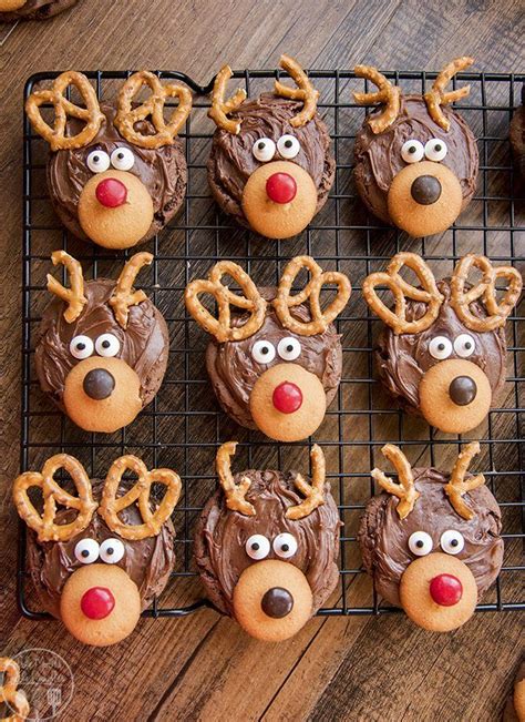 Also, it goes very well with a scoop of vanilla ice cream. Reindeer Cookies - These reindeer cookies are so adorable ...