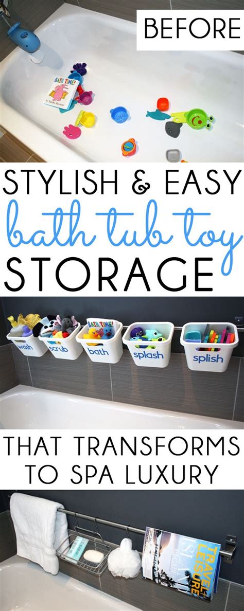 Maybe you would like to learn more about one of these? Stylish Bathtub Toy Storage that Transforms for Guest ...