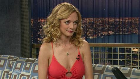 Heather punches a man in the face and people clap. Heather Graham's MILF Titties on Conan!!! - Gallery ...