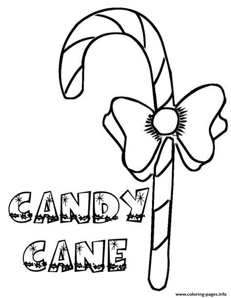 Candy cane coloring pages to print. Christmas Candy Cane 9d11 Coloring Pages Printable