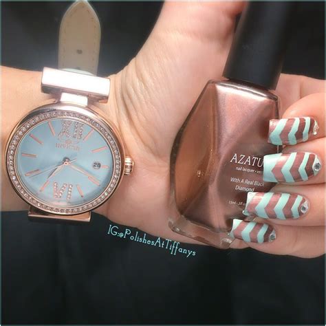 We did not find results for: Invicta watch with baby blue and rose gold and nails to match using Azature: Rose Gold diamond ...