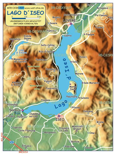 Mit geschätzten fast 8,8 mio. Karte von Lago d´Iseo (Iseosee) (Region in Italien) | Welt ...