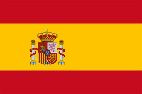 The state and war flags and ensigns of spain must be charged with the spanish coat of arms. Flagge Spaniens - Spaẞ mit Fahnen