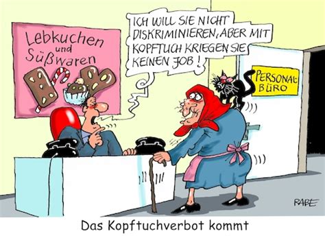 Lesen sie hier alle meldungen der faz zum kopftuchverbot in kopftuchverbot: Kopftuchverbot von RABE | Politik Cartoon | TOONPOOL