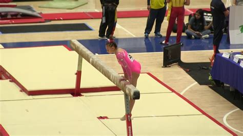 Athletes in the balance beam final tomorrow. Grace McCallum - Balance Beam Final - 2018 Pacific Rim ...