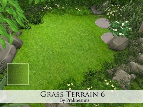 Суббота, 30 июля 2016 г. Pralinesims' Grass Terrain 6 in 2020 | Grass, Terrain, Sims 4