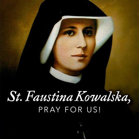 Faustina's life is thought provoking and beautiful. Pin on Saints