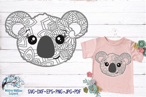 Free svg image & icon. Koala Mandala SVG Cut File