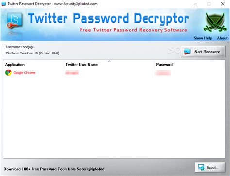 How to know your google account password, if u are forget. Download Twitter Password Decryptor 11