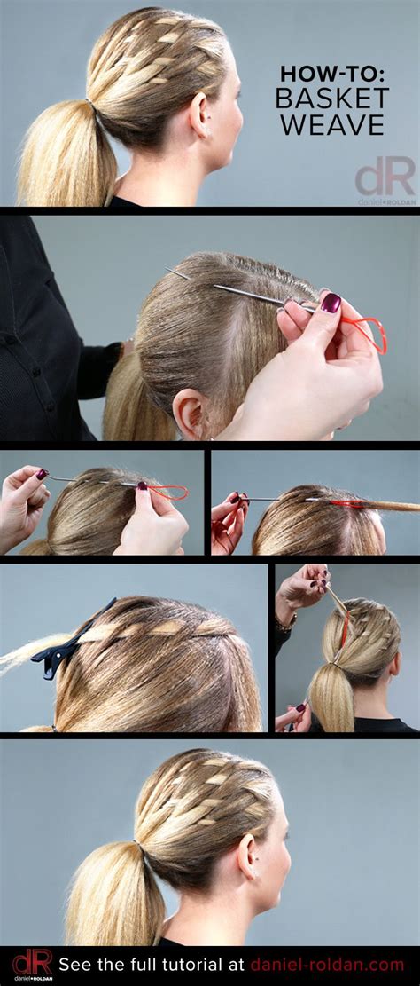 Once the braid is secured, pancake it by tugging at small pieces of your braid so they loosen up and create more volume. Recreate Daniel Roldan's signature STITCH look with this step-by-step Basket Weave tutorial ...