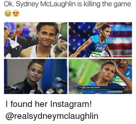 What is sydney mclaughlin's instagram? Ok Sydney McLaughlin Is Killing the Game 2 USA MCLAUGHLIN ...
