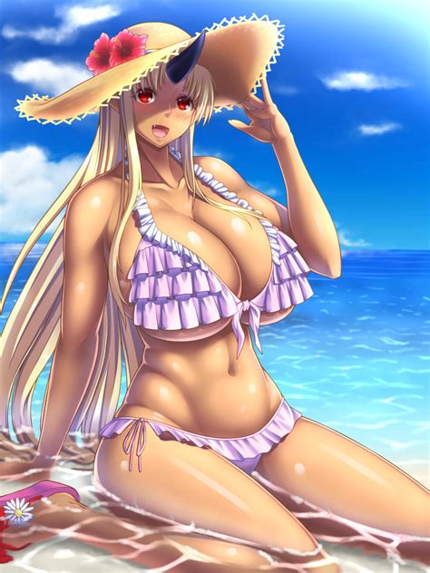 Saat ia masuk, ia melihat jinwoo lagi fapfap. Tionishia on the beach | Monster Musume / Daily Life with ...