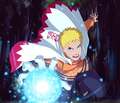 Wait, if it's hokage version of naruto, why does he have gudoudamas? Wallpaper naruto hokage | lifeanimes.com