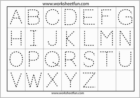 This printable alphabet worksheet helps st. 42 Preschool Alphabet Worksheets Pdf | Tracing worksheets ...